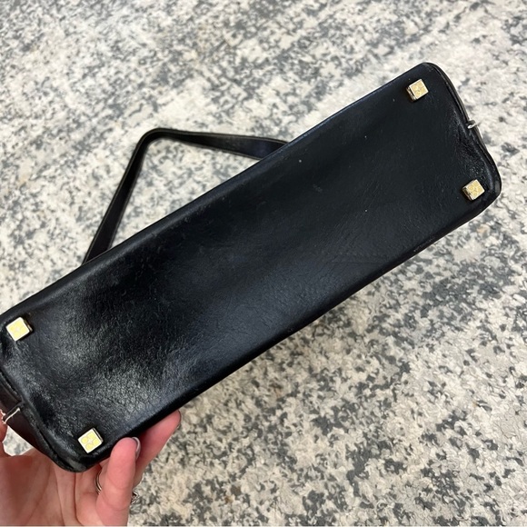 RARE FIND Kate Spade Vintage Tan Black Handbag - Picture 10 of 10